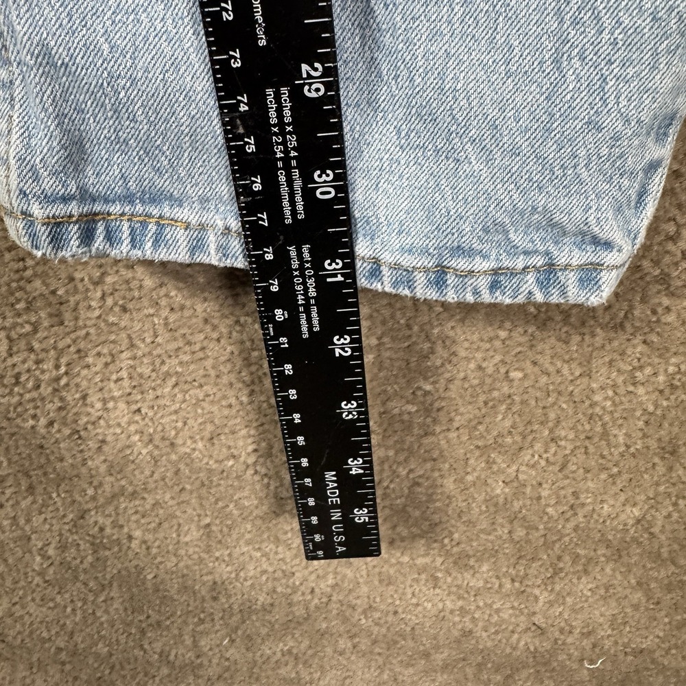 Levi's 559 Jeans Men's 34x32 Light Wash Relaxed Straight Denim Pants Y2K Vintage - Picture 9 of 14